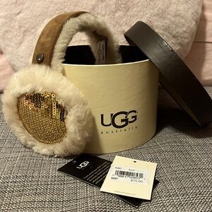 UGG Sequin Sheepskin Earmuffs for cold winter